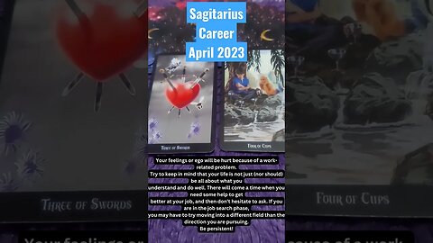 Sagitarius Career April 2023 #tarotscope #tarot #sagitarius #tarotreading #careerreading #career