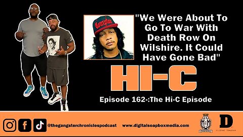 Hi-C: Me and Quik Were The First Rappers To Claim Piru Openly, talks standoff against Death Row