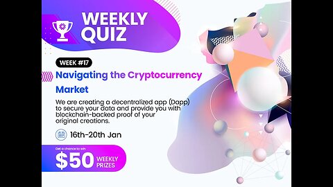 $50 Quiz Draw 17: Navigating the Cryptocurrency Market