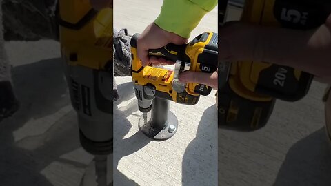 DeWALT Atomic 5/8” SDS Plus Rotary On The Jobsite - Compact And Powerful!