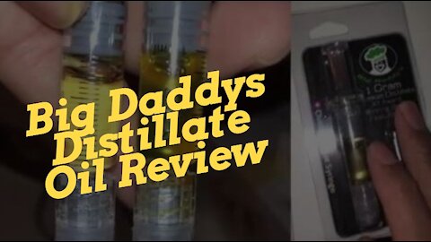 Big Daddys Distillate Oil Review - We refilled a Stiiizy pod and CCELL vape cartridge