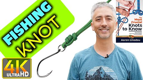 How to Tie San Diego Jam Knot Fishing Fish Hook Knot (4k UHD)