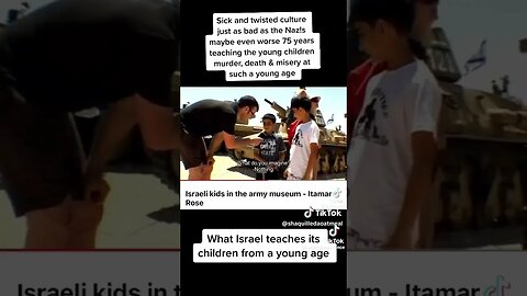 What Israel Teaches It’s Children At A Young Age