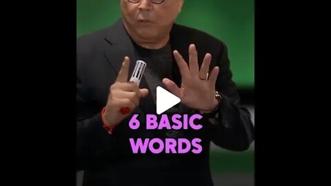 The six basic words to financial literacy #robertkiyosaki #financialeducation Video by @therichdad