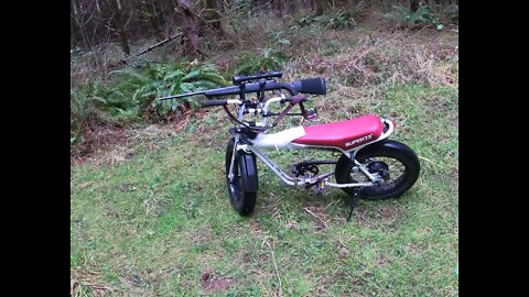 Super73 Z1 Electric Bike Checking Our Game Cams in the Forest