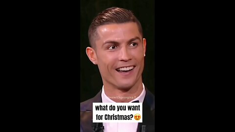 what does ronaldo wants for christmas?