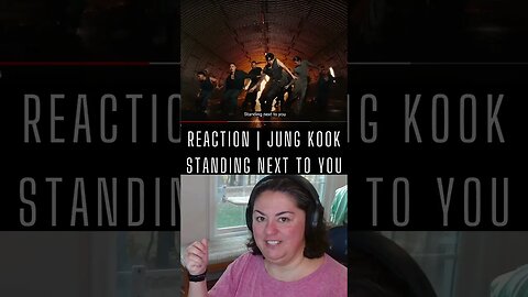 REACTION | Jung Kook | Standing Next To You #shorts #viral #music #reaction #jungkook #bts