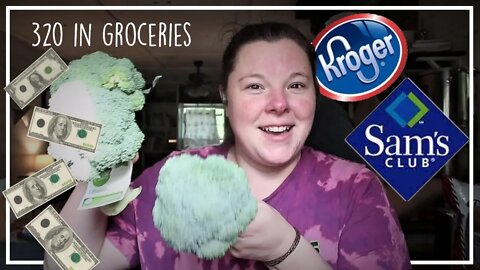 Kroger and Sam's Club Grocery Haul//Family of 5//Weekly Grocery Haul