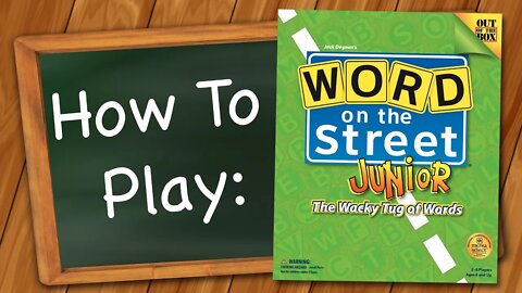 How to play Word on the Street Junior