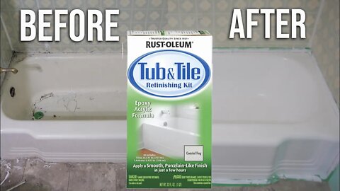 Rustoleum Tub and Tile Refinishing kit REVIEW and TIPS from DIYer | Full Guide with before and after