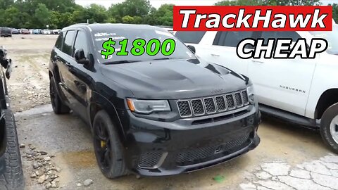 TrackHawk For Cheap, SRT, Classics, Motorcycles, Copart Walk Around