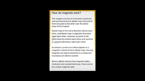 How magnets work