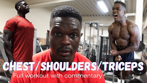 FULL CHEST/SHOULDER/TRICEPS WORKOUT