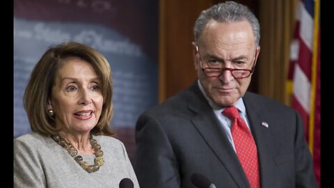 Pelosi, Senator Chuck Schumer and Dem leaders speak to press ahead of the passing of the Equity Act