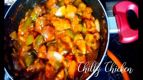 HOW TO MAKE CHILLY CHICKEN | HOMEMADE | FOOD COURT