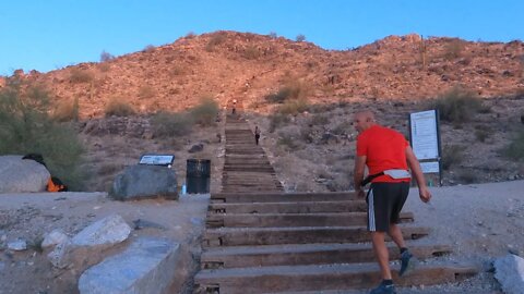 Hiking Victory Stairs