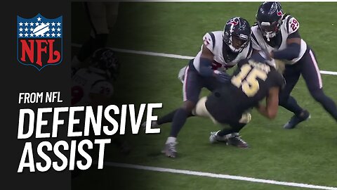 A Crazy Defensive Assist! | NFL | American Football