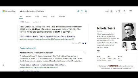 Death of Nikola Tesla has connections to 'Masonry' #gematria #numerology #truth #kabbalah #tesla