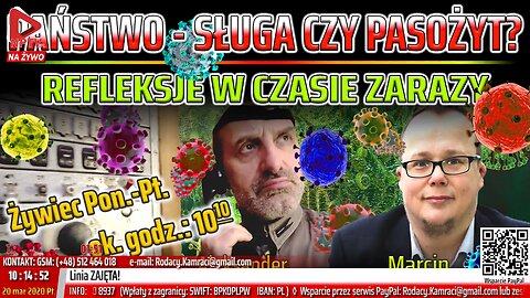 PAŃSTWO - SŁUGA czy PASOŻYT? - Olszański, Osadowski NPTV (20.03.2020)