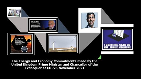 The COP26 NetZero Financial Commitments made by the UK Prime Minister and UK Chancellor