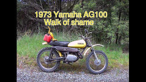 1973 Yamaha AG100 - Walk of shame