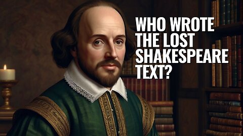 Who Wrote the Lost Shakespeare Text?