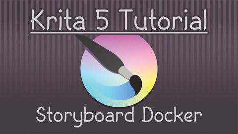 Krita 5: How to Use the Storyboard Docker