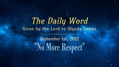 Daily Word * 9.1 * No More Respect