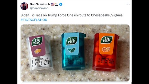 Dan Scavino Jr.🦅 @DanScavino -TICTACFLATION!