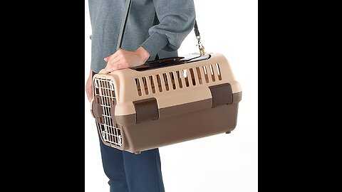 Richell Double Door Pet Carrier Small, Travel Carrier for Small Dog and cat