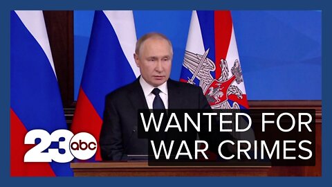 Arrest warrant issued for Russian President Vladimir Putin