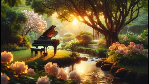 Serenade of Cherry Blossoms: Healing Piano Music for Relaxation