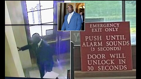 Security Footage Of Rep. Jamaal Bowman Pulling Fire Alarm Released