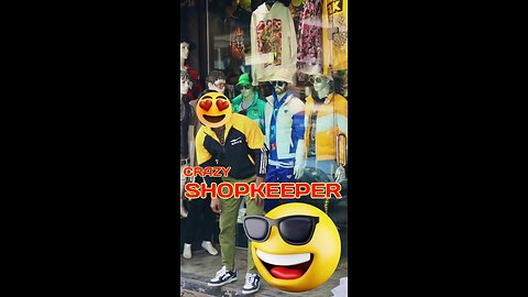 Crazy Shopkeeper 🤣😃😂 #funny