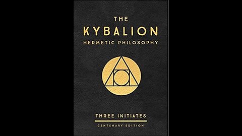 The Kybalion - Hermetic philosophy hermeticism occult wisdom