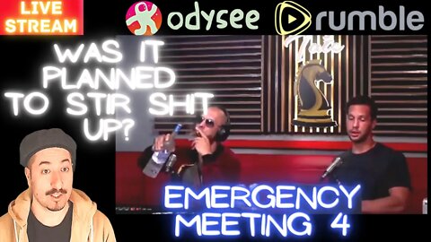 EMERGENCY MEETING 4 - Designed To Create Chaos? Call In On Discord - Only On RUMBLE & ODYSEE