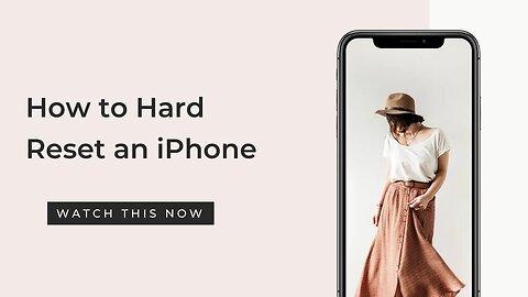 How to Hard Reset an iPhone