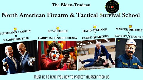 Firearm and Tactical Survival Training. Biden & Trudeau Teach You How To Protect Yourself