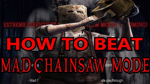 Resident Evil 4 Remake Chainsaw Demo - How To Beat Mad Chainsaw Mode EASY