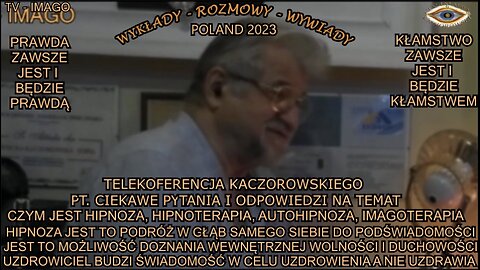 CZYM JEST HIPNOZA,HIPNOTERAPIA,AUTOHIPNOZA,IMAGOTERAPIA. HIPNOZA JEST TO PODRÓŻ W GŁĄB SAMEGO SIEBIE DO PODŚWIADOMOŚCI. JEST TO MOZLIWOŚC DOZNANIA WEWNĘTRZNEJ WOLNOŚCI I DUCHOWOŚCI. UZDROWICIEL BUDZI ŚWIADOMOŚĆ W CELU UZDROWIENIA A NIE UZDRAW