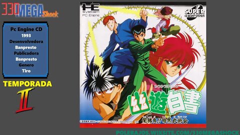 Jogo (Quase) Completo 45: Yu Yu Hakusho: Yami Shōbu!! Ankoku Bujutsukai (Pc Engine CD)