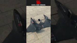 olha o tamanho desse drone