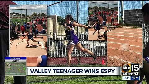 High school standout from the Valley wins an ESPY