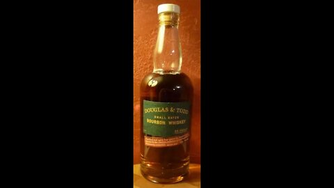 Whiskey #35: Douglas and Todd Small Batch Bourbon Whiskey