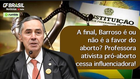 A final, Barroso é ou não é a favor do aborto? Ativista pró-aborto processa influenciadora!