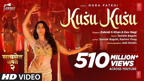 Kusu Kusu Song Ft Nora Fatehi | Satyameva Jayate 2 | John A, Divya K| Tanishk B, Zahrah Khan, Dev N