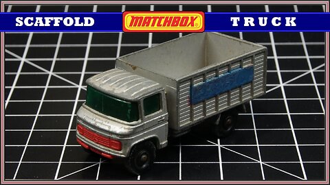 Matchbox #11D Mercedes Scaffold Truck