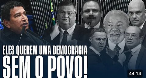 ELES QUEREM UMA DEMOCRACIA SEM O POVO!