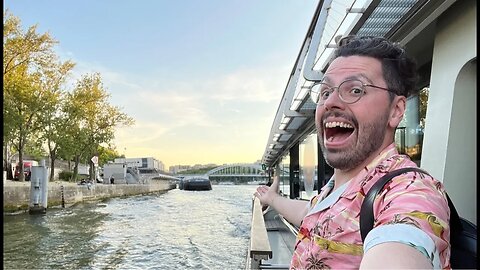 Cruise on the River Seine in Paris during Golden Hour