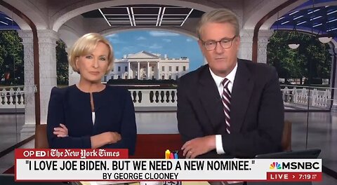 MSNBC's Mika: Obama Is Behind George Clooney's Op-ed Telling Biden To Step Down